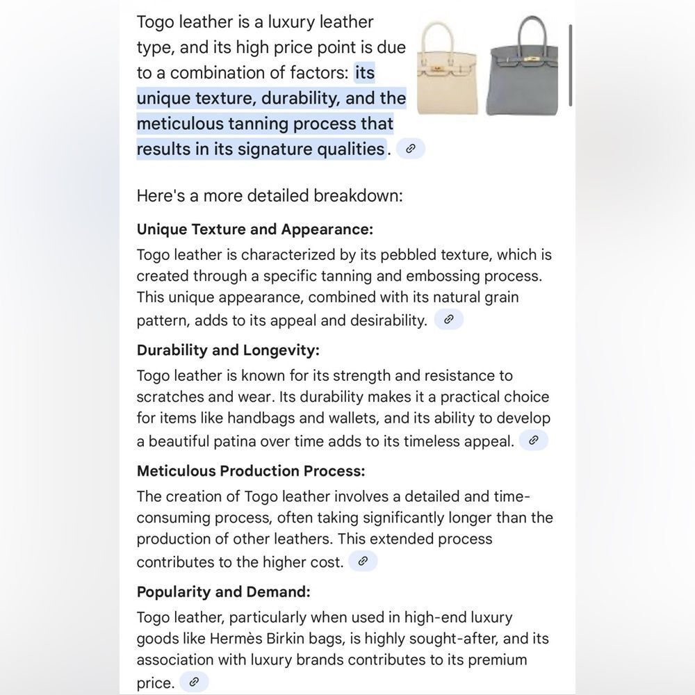 Unique Togo Cowhide Leather Handmade Vintage Kisslock Purse, Multi Use Style - Picture 16 of 16